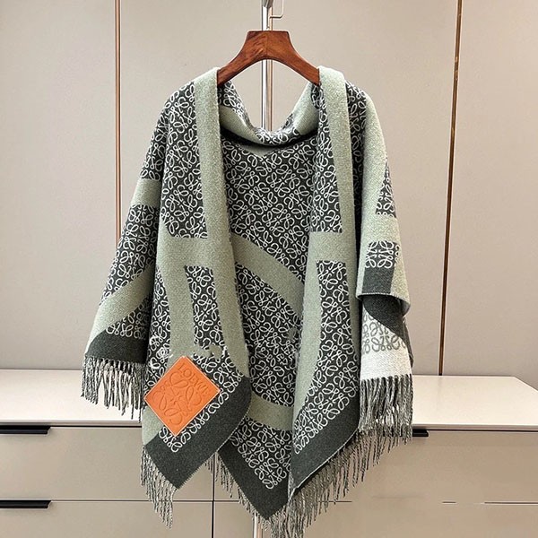 ★Japan!! Popular! Loewe Replica Wool & Cashmere Logo Stole log46363 ★Japan!! Popular! Loewe Replica Wool & Cashmere Logo Stole log46363