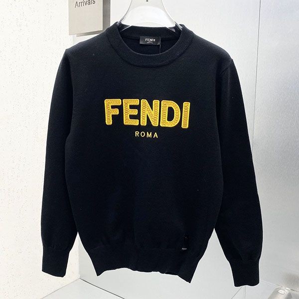 New sale Fendi logo wool sweater replica fez65502 New sale Fendi logo wool sweater replica fez65502