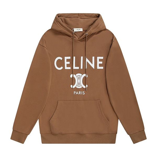 Rare Celine Replica Sweatshirt Loose Cotton Hood Logo Ceo62609