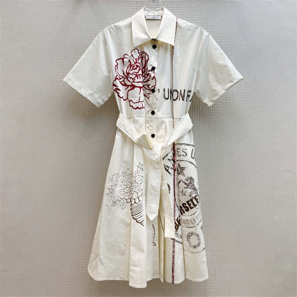 Spring/Summer New Arrival Dior Toile de Jouy Shirt Dress Replica dem69139