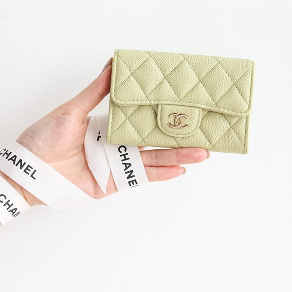Limited Edition Chanel Replica Gold Coco Mark Logo Card Case shg59752