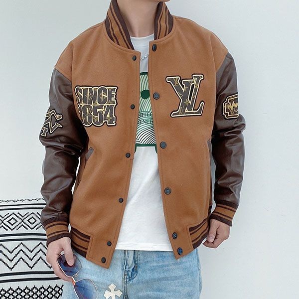 ☆Super popular☆ Louis Vuitton replica blouson varsity jacket vux94874