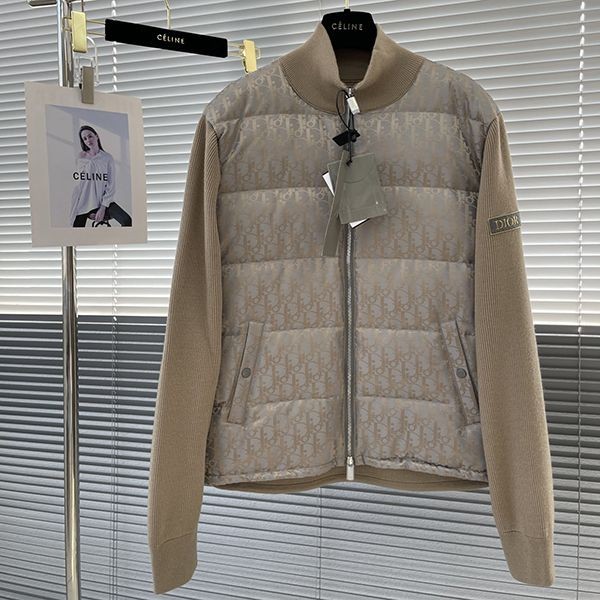 Very popular!! New color Dior fake oblique print down jacket dej61719