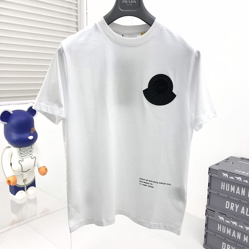 Love at first sight? ◆Moncler◆ Logo cotton T-shirt replica moo48159
