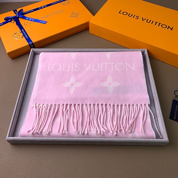 [This one is all you need!] ★Louis Vuitton Replica★Monogram Wool Scarf M77729