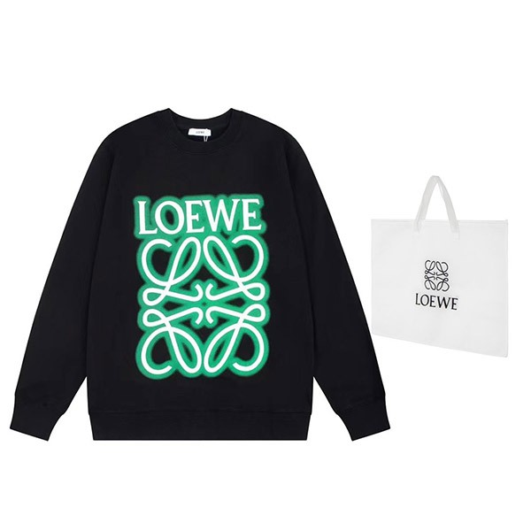 Loewe Anagram Cotton Sweatshirt Replica lof38655
