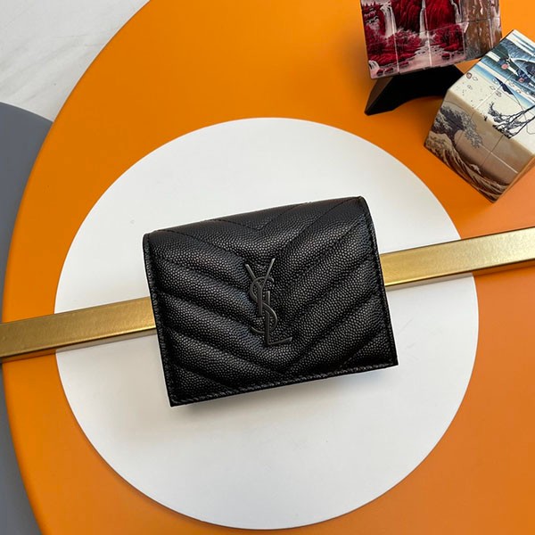 Free shipping Saint Laurent Monogram Compact Wallet Replica Sat03132