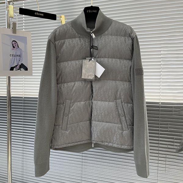 The hot topic! Dior replica oblique print down jacket deh25815