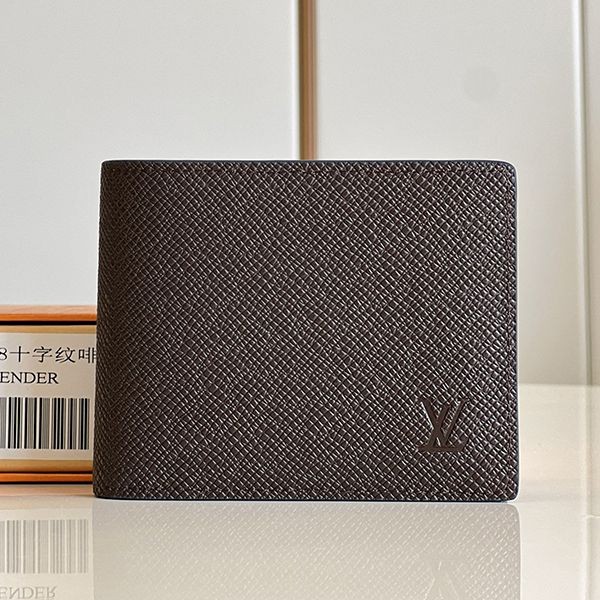 Rare Louis Vuitton Men's Long Wallet Bi-fold Taiga Replica vuz00298