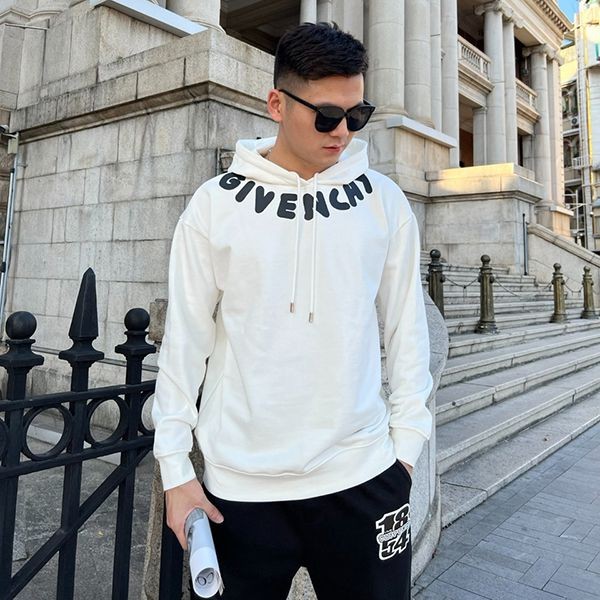 ★Popular in Japan! Givenchy logo white cotton long sleeve hoodie copy jiq99303 ★Popular in Japan! Givenchy logo white cotton long sleeve hoodie copy jiq99303