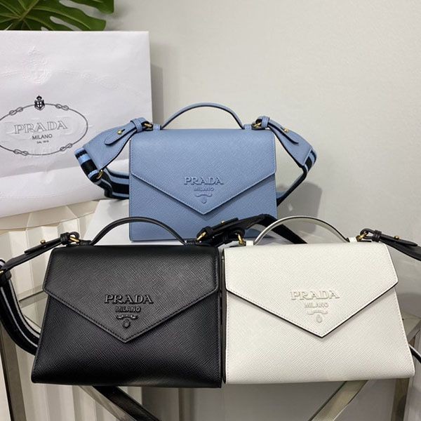 The hottest topic! Prada Monochrome Saffiano Leather Bag Replica puo64777 The hottest topic! Prada Monochrome Saffiano Leather Bag Replica puo64777