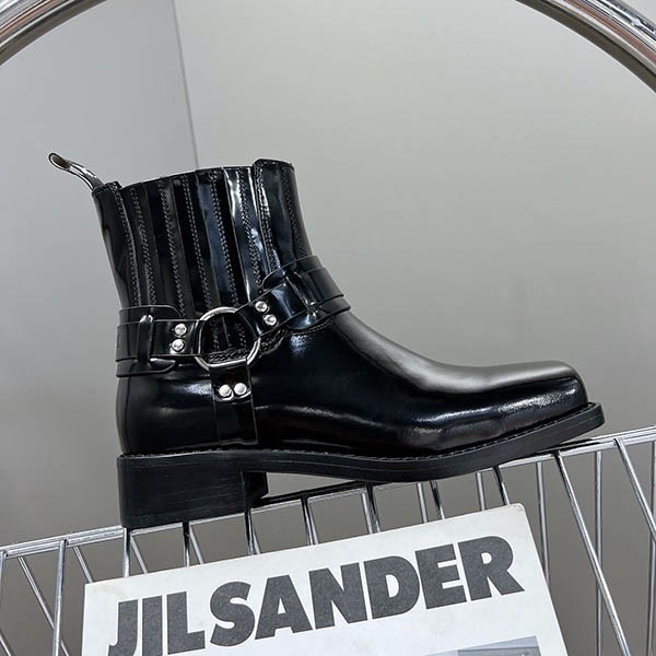 Celine Ice Calfskin Biker Chelsea Boots Replica 345873622C38NO