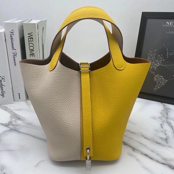 Sold out Hermes Picotin Replica PM 18 Rose Texas erg28166