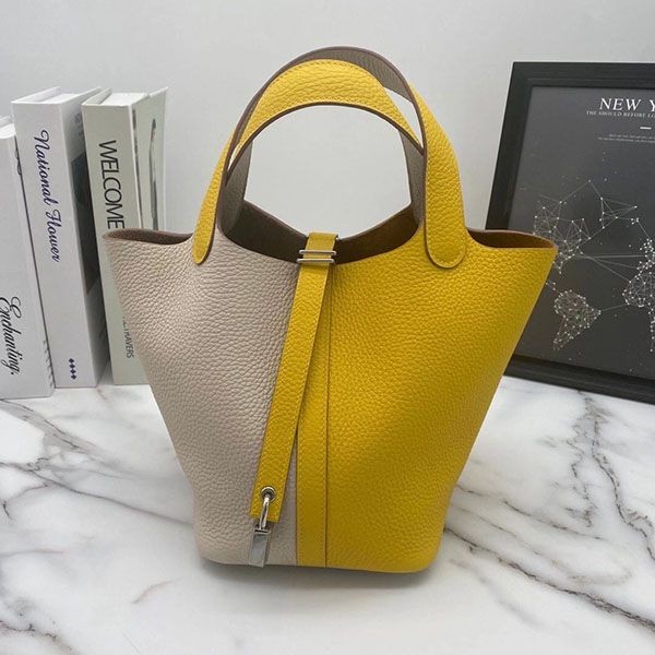 Sold out Hermes Picotin Replica PM 18 Rose Texas erg28166