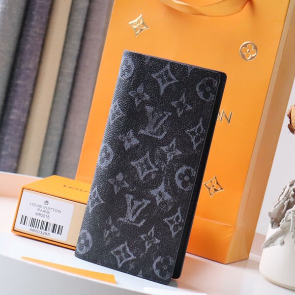 Louis Vuitton Wallet Replica Brother NM Pastel Noir Long Wallet M80019