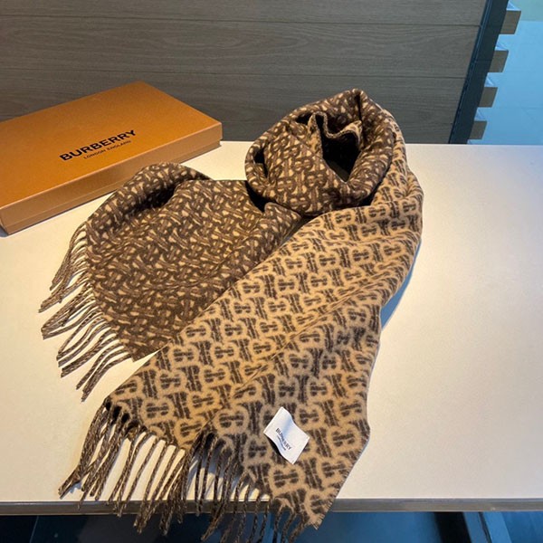Burberry TB Monogram Scarf Muffler Replica Bap87312 Sold Out