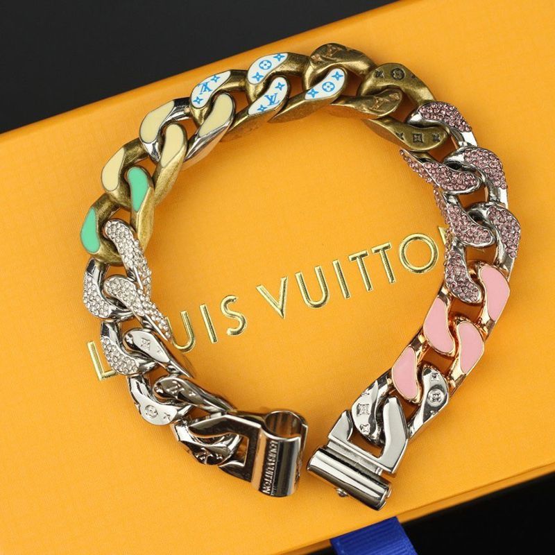 [Sold out!] Louis Vuitton Chain Links Fake Bracelet MP3066