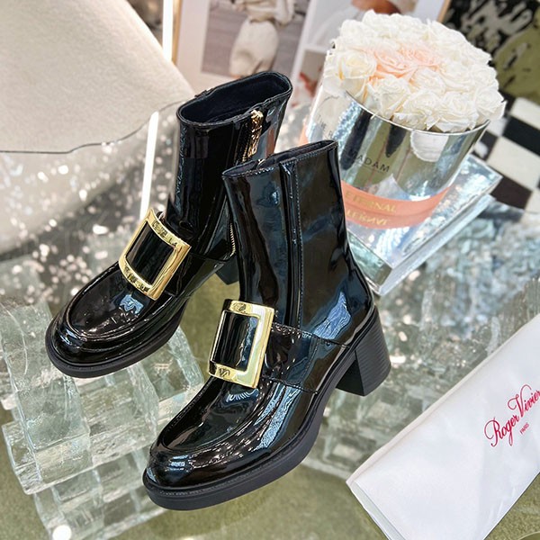 Tracking included Roger Vivier fake VivRangers patent leather boots rox75305 Tracking included Roger Vivier fake VivRangers patent leather boots rox75305