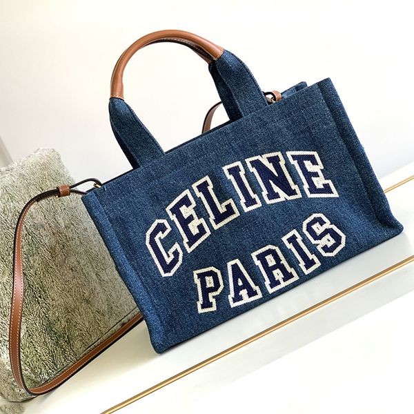 Cute Celine Large Cabas Tais Denim Tote Bag Replica Navy Tan Cep06150 Cute Celine Large Cabas Tais Denim Tote Bag Replica Navy Tan Cep06150