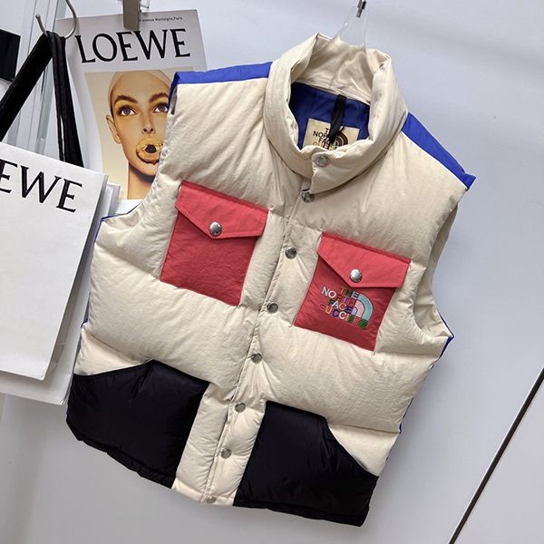 Best price challenge collaboration? North Face Gucci down vest copy guy18767