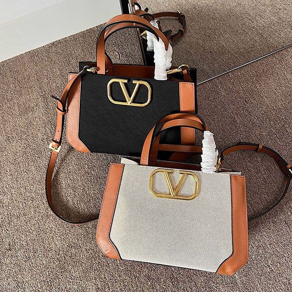 Cute Valentino V logo tote bag replica Vut14828