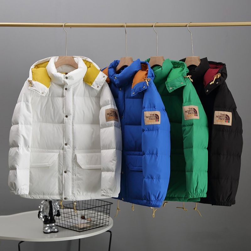 Free shipping Gucci North Face collaboration nylon jacket replica outerwear logo 4 colors gud85528