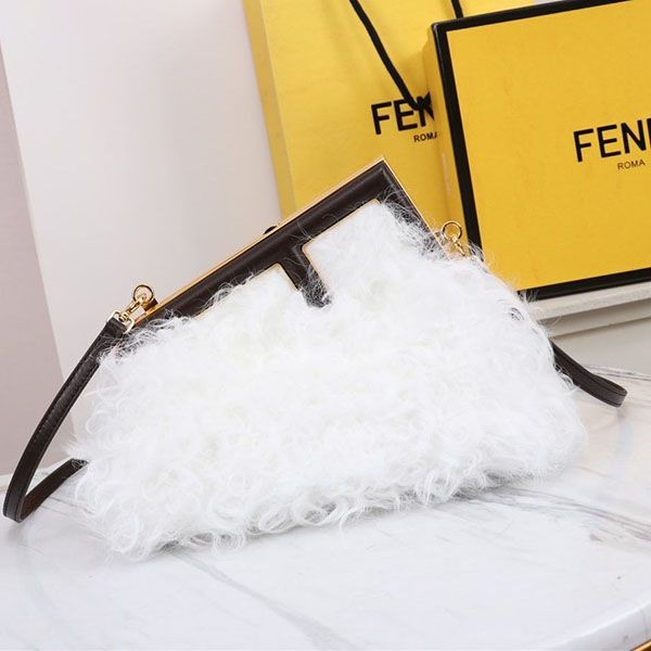 Very popular! Fendi First Small Mohair Wool Bag Replica fec18707 Very popular! Fendi First Small Mohair Wool Bag Replica fec18707