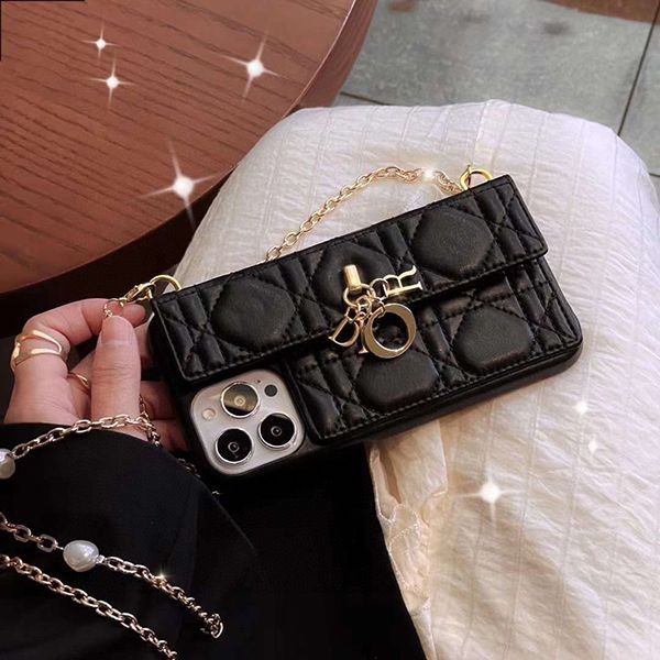 Classic Dior iPhone case with chain deu13786