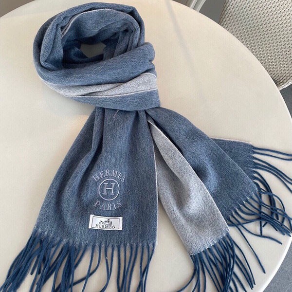 Rare color Hermes copy cashmere stole double face scarf erw25193