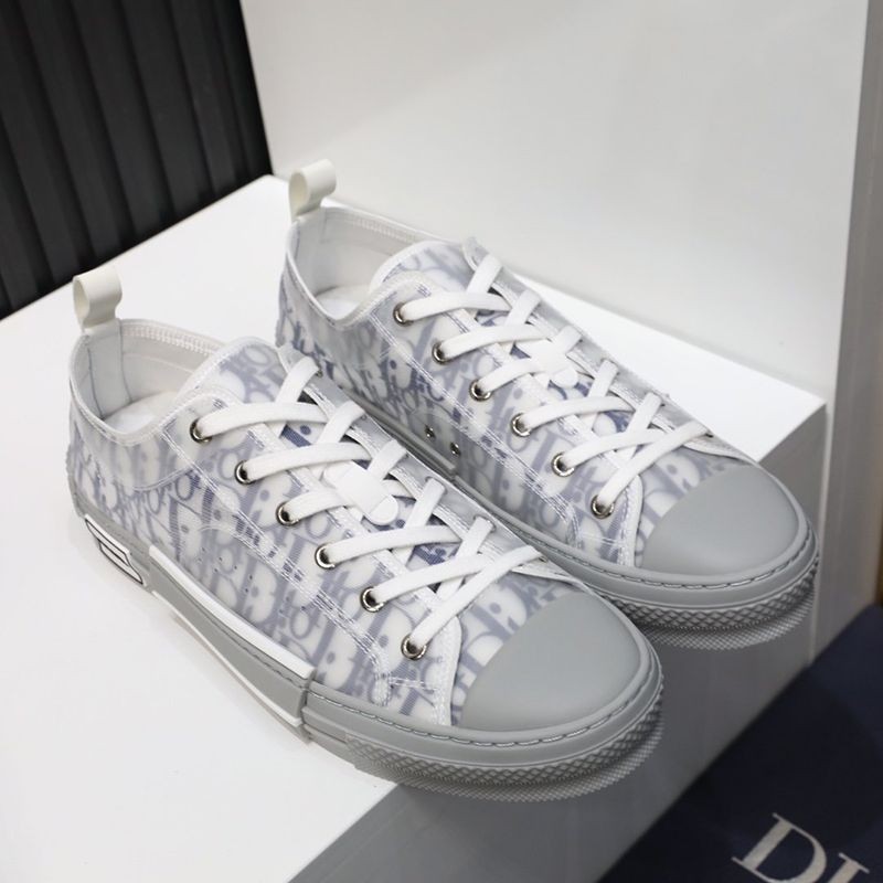 Hard to find Dior B23 replica low top sneakers ★ Oblique canvas dei54278