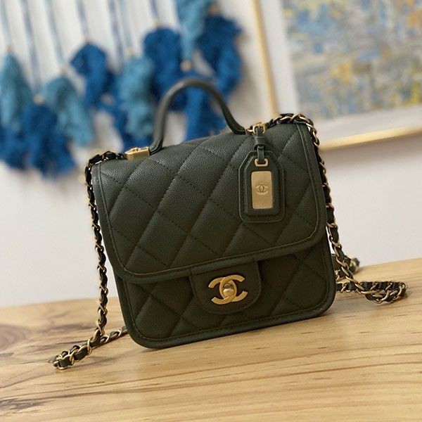 Cute Chanel Small Top Handle Flap Bag Replica shn35686