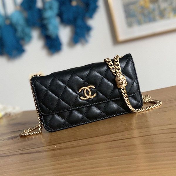 Rare Chanel Chain Flap Wallet Replica shd82829 Rare Chanel Chain Flap Wallet Replica shd82829