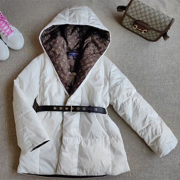 Very popular!! New color Louis Vuitton wrap coat copy down jacket vuk75025