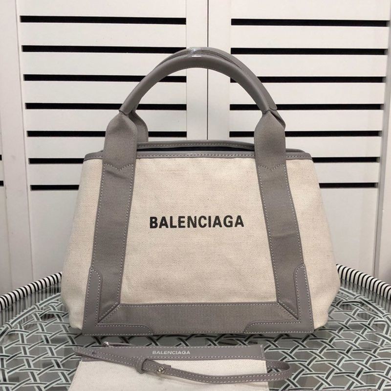 Balenciaga Navy Cabas Replica S Tote Beige x Grey bab91597 Balenciaga Navy Cabas Replica S Tote Beige x Grey bab91597