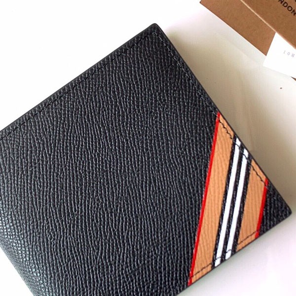 Burberry Replica Bi-fold Wallet Black 8033072 Sold Out
