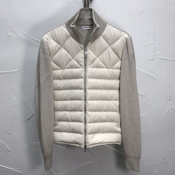 Competition ★ Moncler ★ Sleeve logo down cardigan hoodie fake mog63570