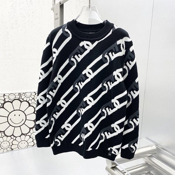 Very popular! Fendi Orlock Chain Wool Sweater Replica FZX085AL3VF0QA1