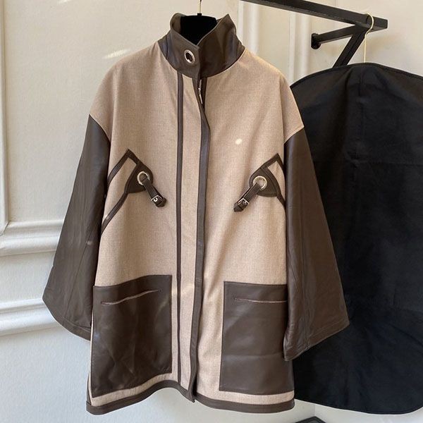 Extremely rare! Hermes detailed leather jacket replica eru96720 Extremely rare! Hermes detailed leather jacket replica eru96720