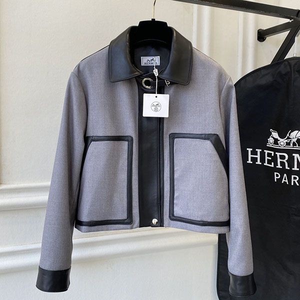 The best fit! Hermes zip jacket replica eru43337