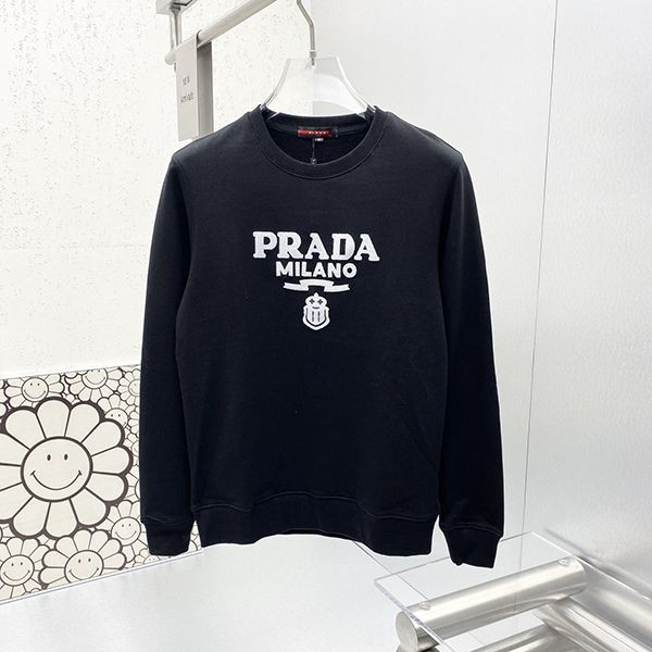 Very popular: Prada logo print jersey sweatshirt replica pue19307