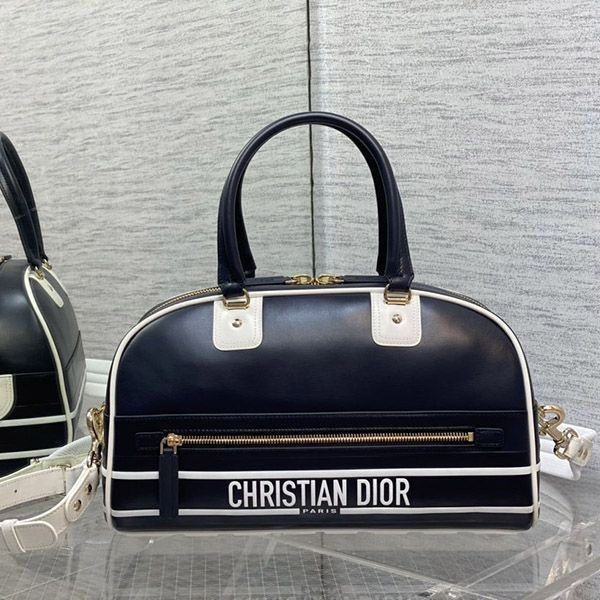 Classic Dior Vibe Bowling Bag Replica M6209OOBR_M911 Classic Dior Vibe Bowling Bag Replica M6209OOBR_M911
