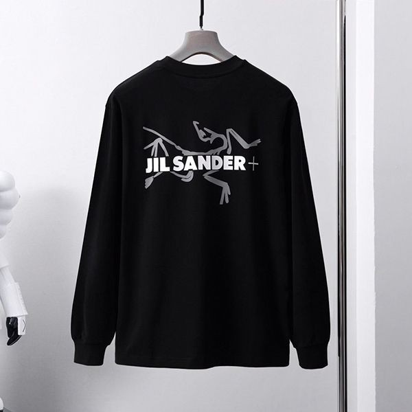 Very popular all over the world? Jil Sander replica logo hoodie sweatshirt Jis73762