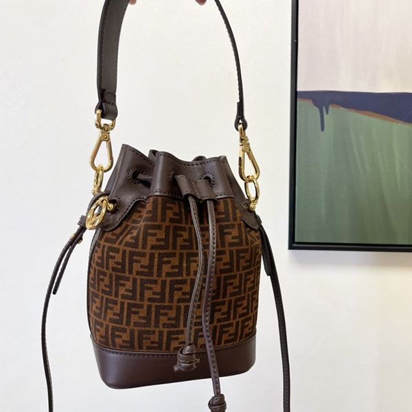 Hard to find Fendi MON TRESOR denim canvas FF logo fake★ fej54705