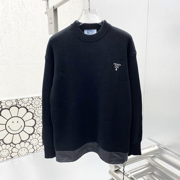 Very popular! Prada cashmere crew neck sweater replica pud05645