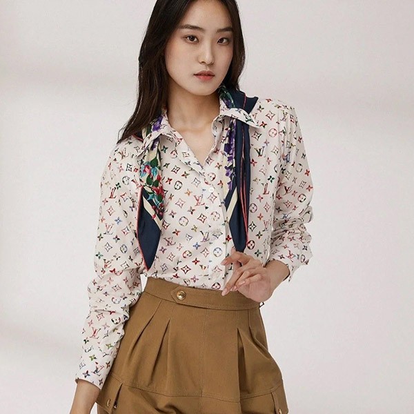 Louis Vuitton Vintage Floral Monogram Shirt Replica vuf95455