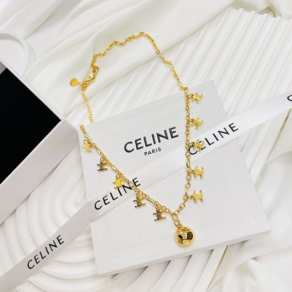 [Celine] Triomphe replica suspender necklace Ceh67375