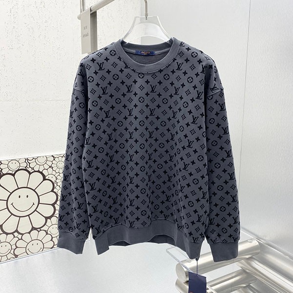 Louis Vuitton Replica Full Monogram Jacquard Crew Neck vub00869