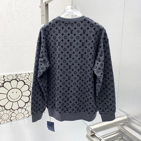 Louis Vuitton Replica Full Monogram Jacquard Crew Neck vub00869