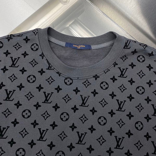 Louis Vuitton Replica Full Monogram Jacquard Crew Neck vub00869