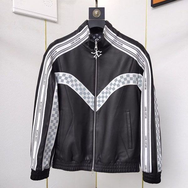 Competitive Louis Vuitton Leather Track Jacket Replica vup25580